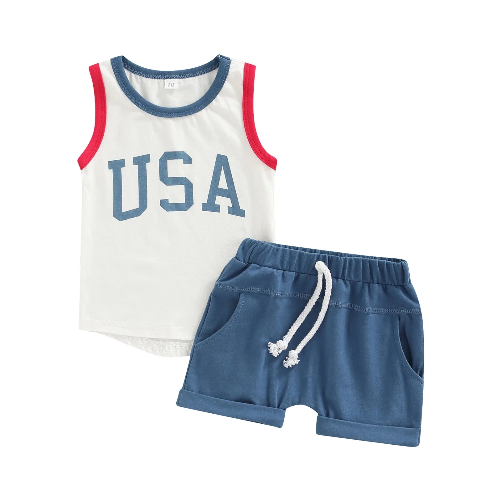 0-24M Baby Boys Girl Summer Outfit Set