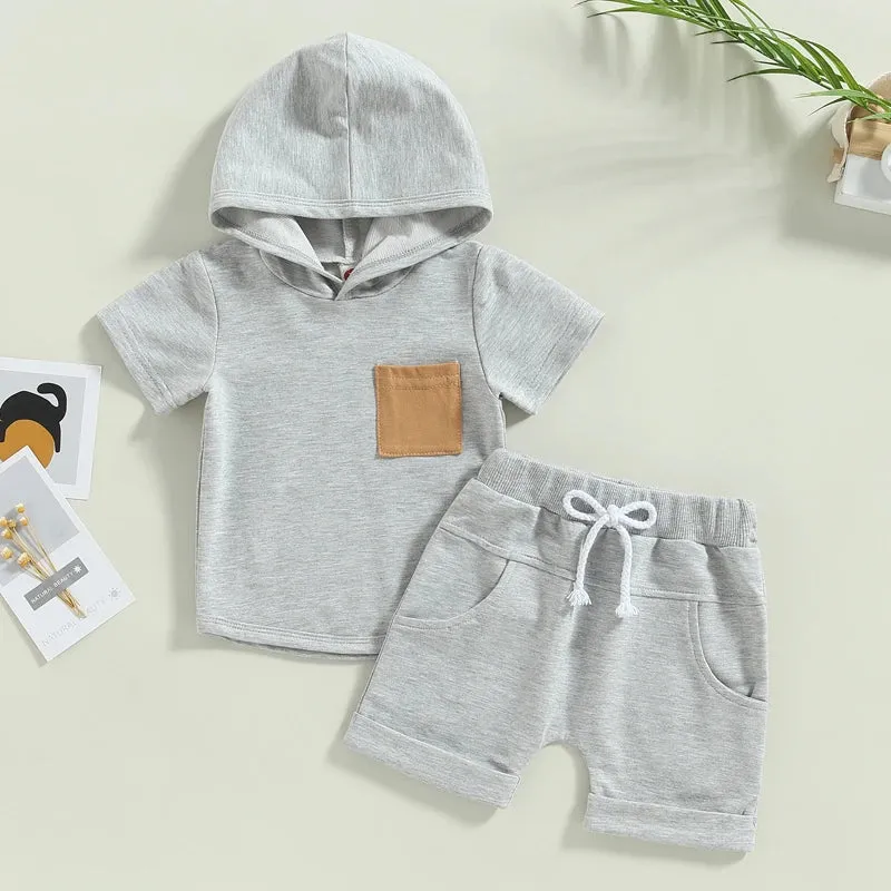 0-3Years Summer Baby Boy Short Sleeve Clothing Set