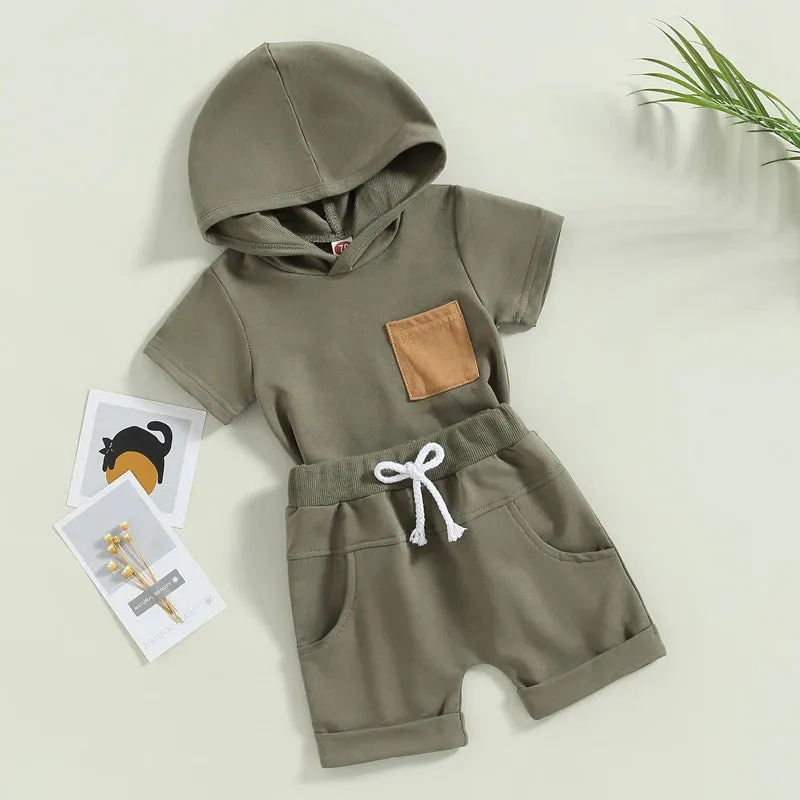 0-3Years Summer Baby Boy Short Sleeve Clothing Set