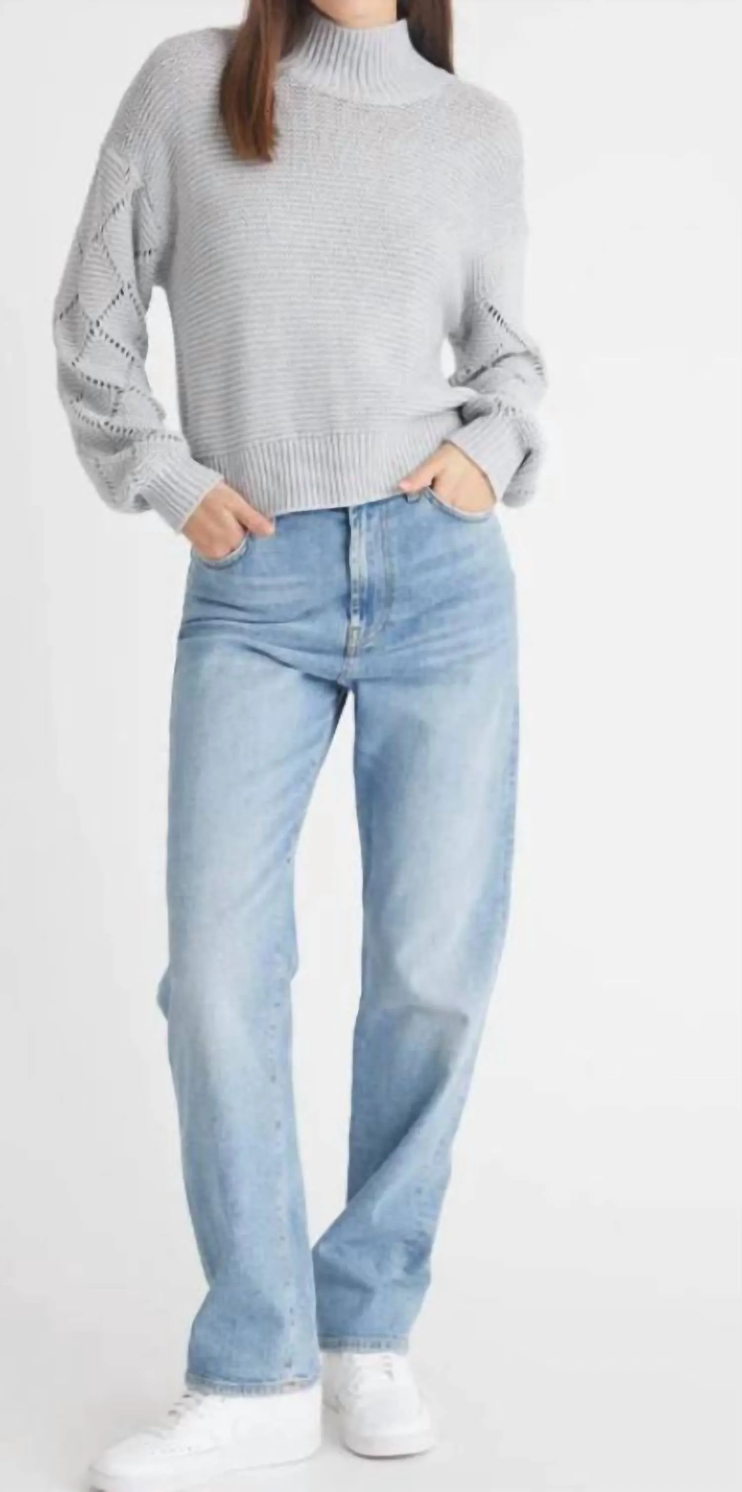 525 America - Talia Diamond Stitch Pullover