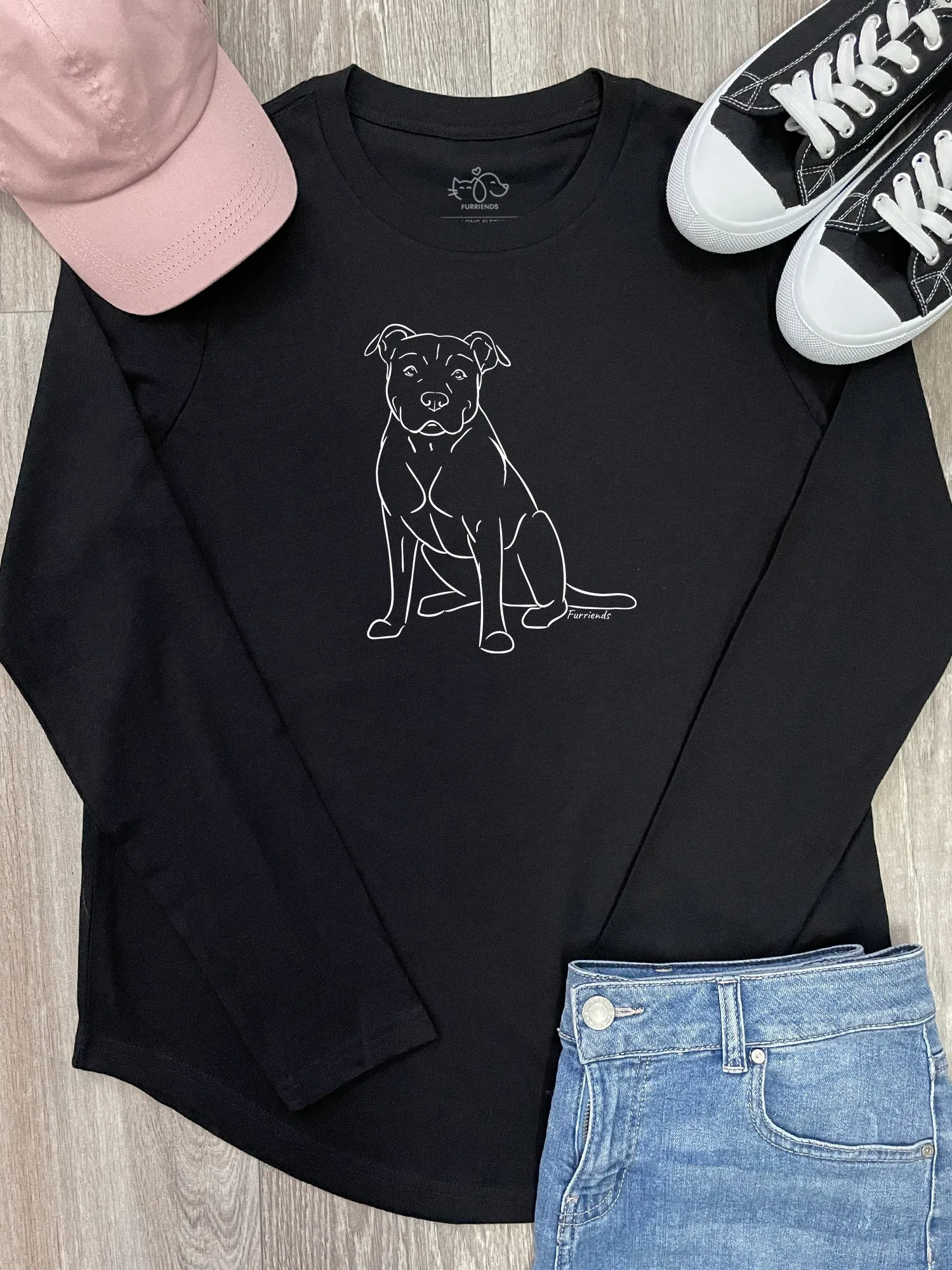 American Staffordshire Terrier Olivia Long Sleeve Tee