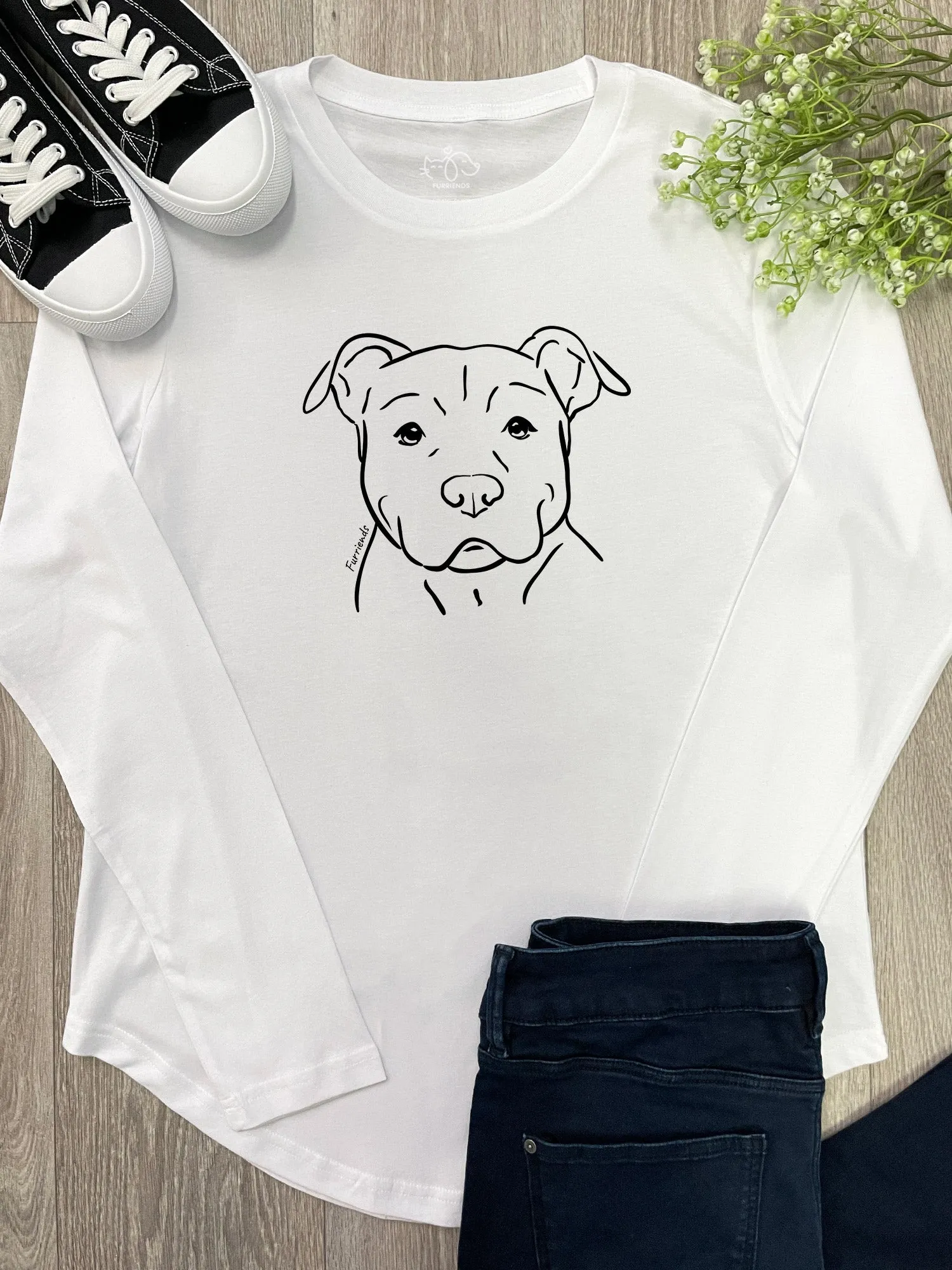 American Staffordshire Terrier Olivia Long Sleeve Tee