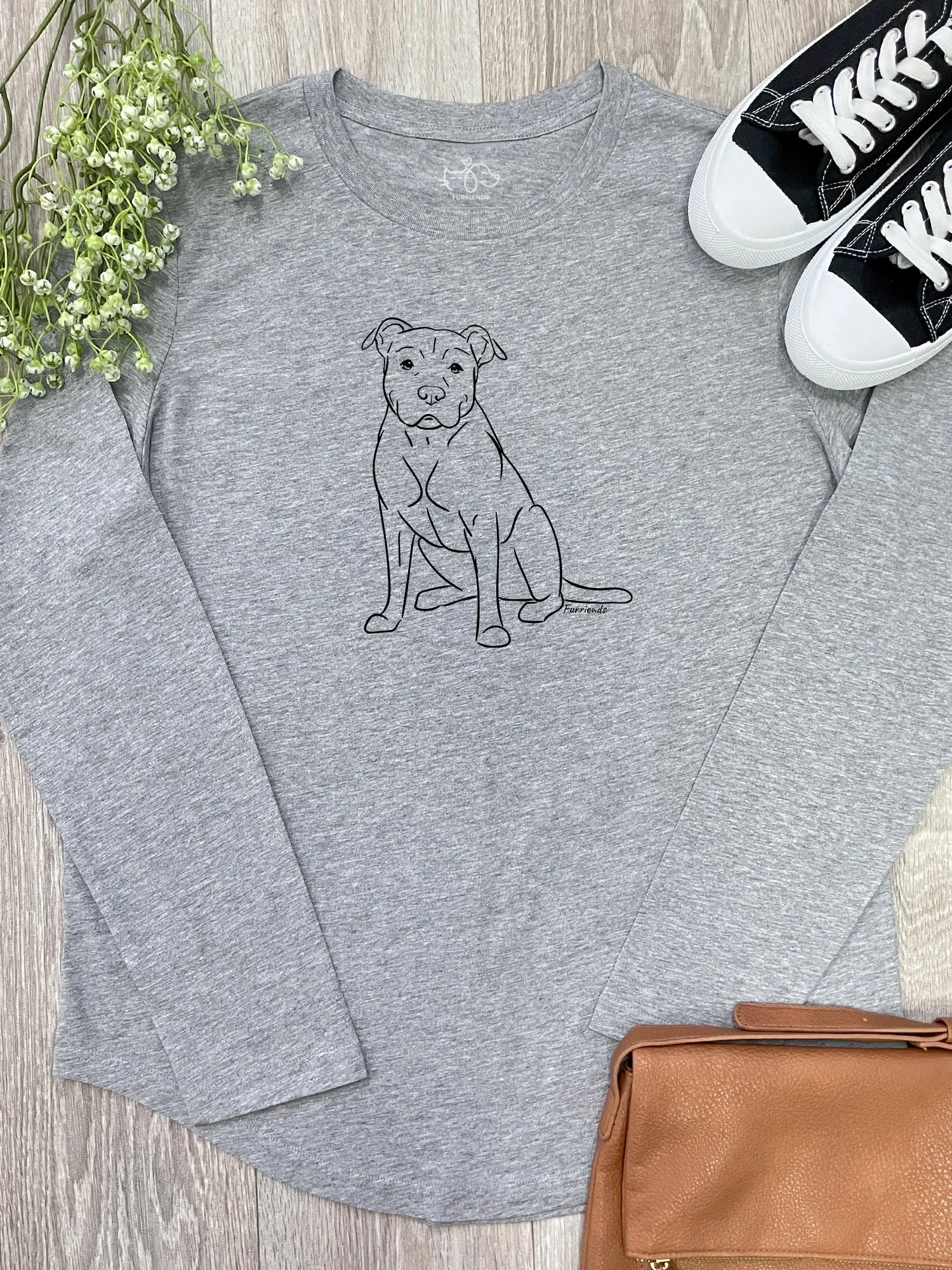 American Staffordshire Terrier Olivia Long Sleeve Tee