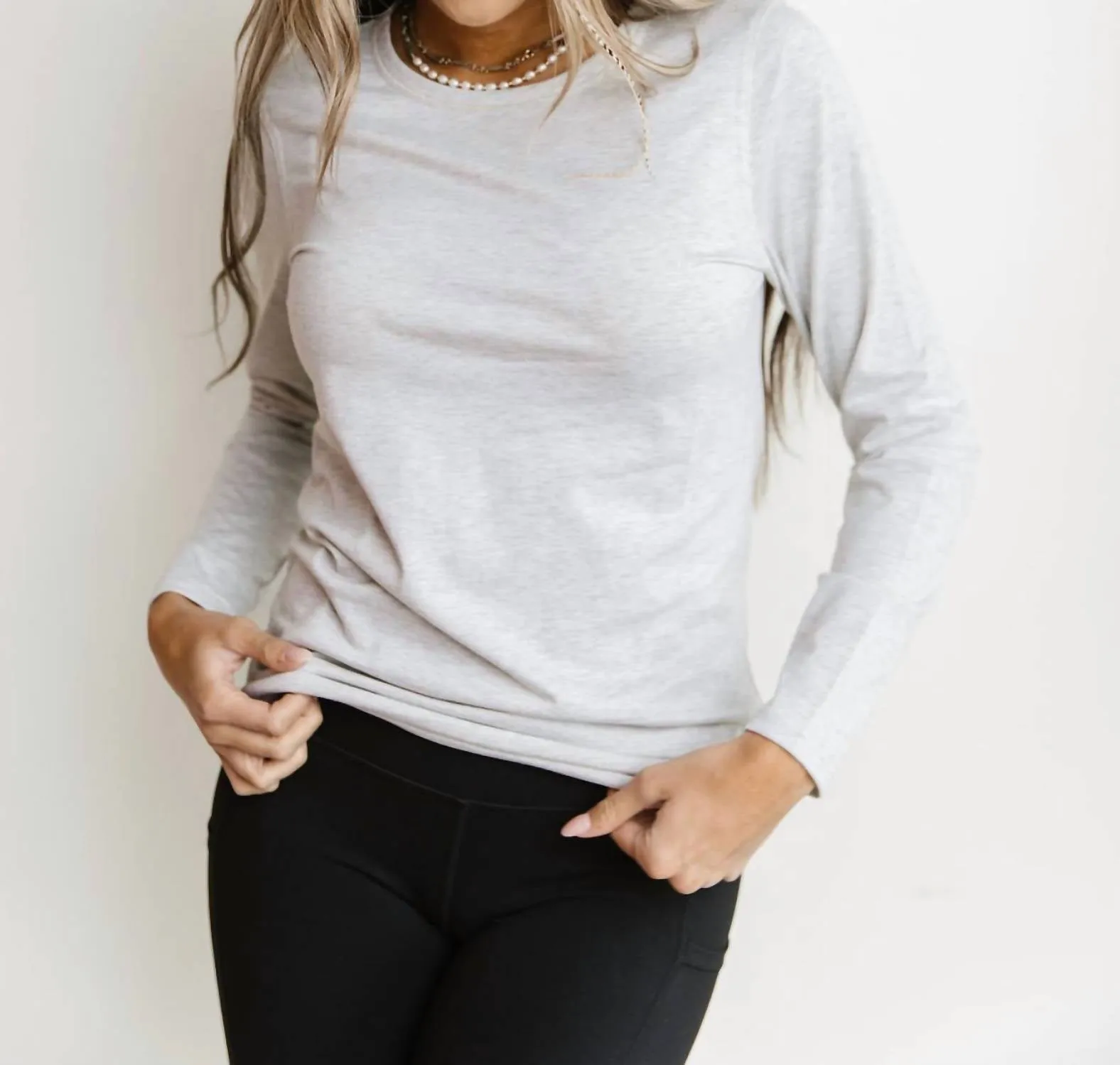 Ampersand Ave - LuLu Long Sleeve Crew Neck Top