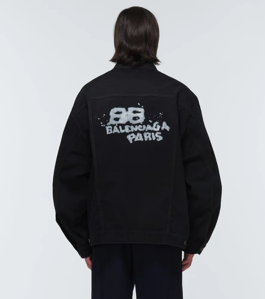Balenciaga BB Icon oversized denim jacket