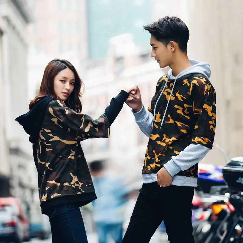 Camouflage Sweatshirts With Hat