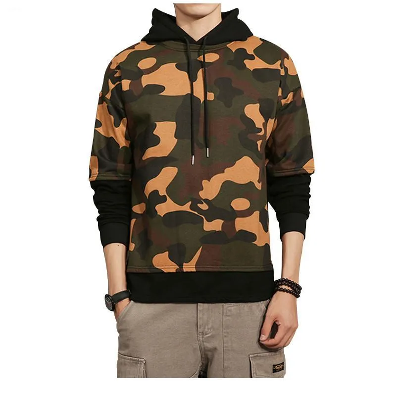 Camouflage Sweatshirts With Hat