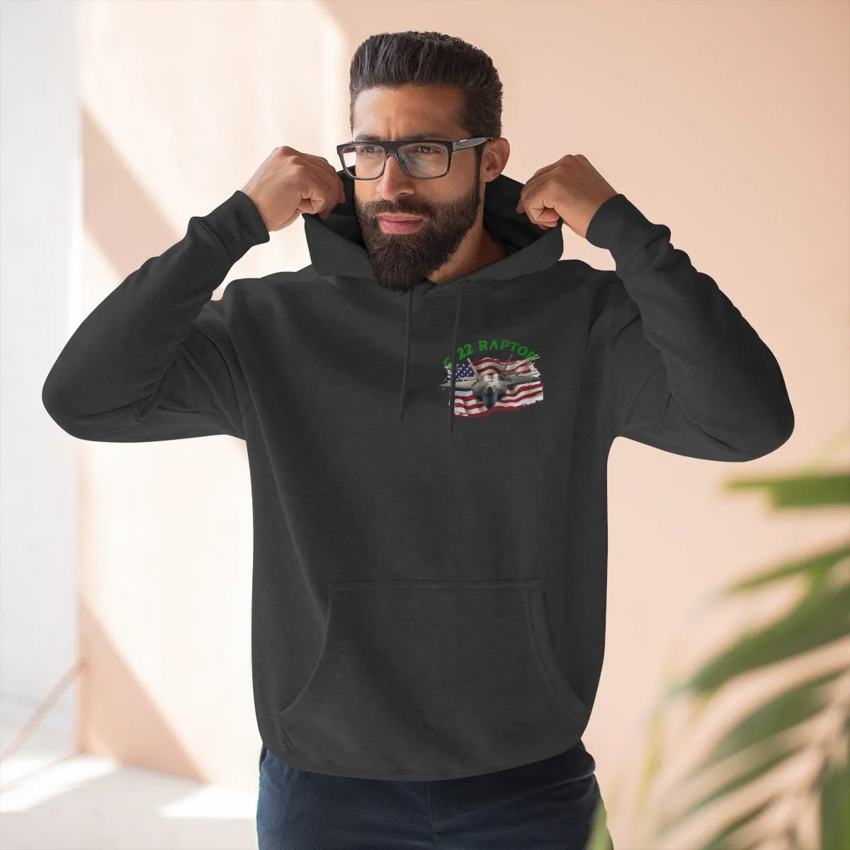 Hoodie ( Air Force RAPTOR 3 ) Military Style