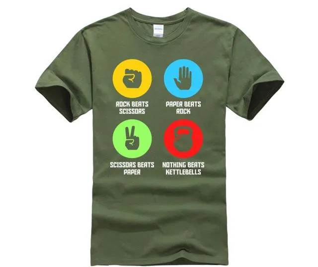 Mens fashion t shirt, free shipping, fun summer sports shirt for Fitness Gymer Nothing Kettlebells