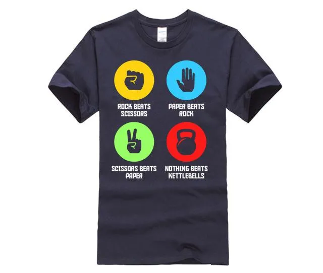 Mens fashion t shirt, free shipping, fun summer sports shirt for Fitness Gymer Nothing Kettlebells