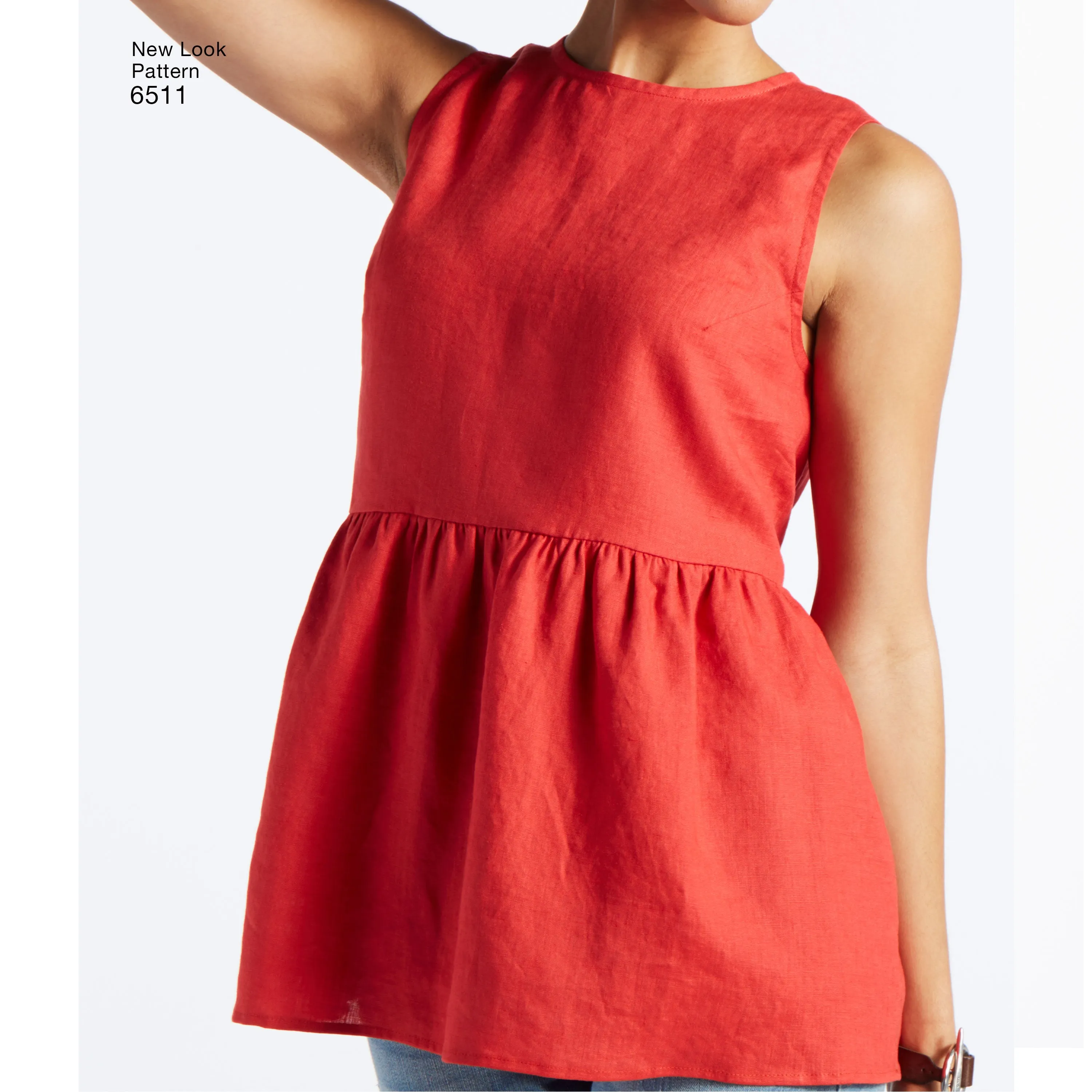 New Look Sewing Pattern 6511 - Women’s Tops With Length and Sleeve Variations