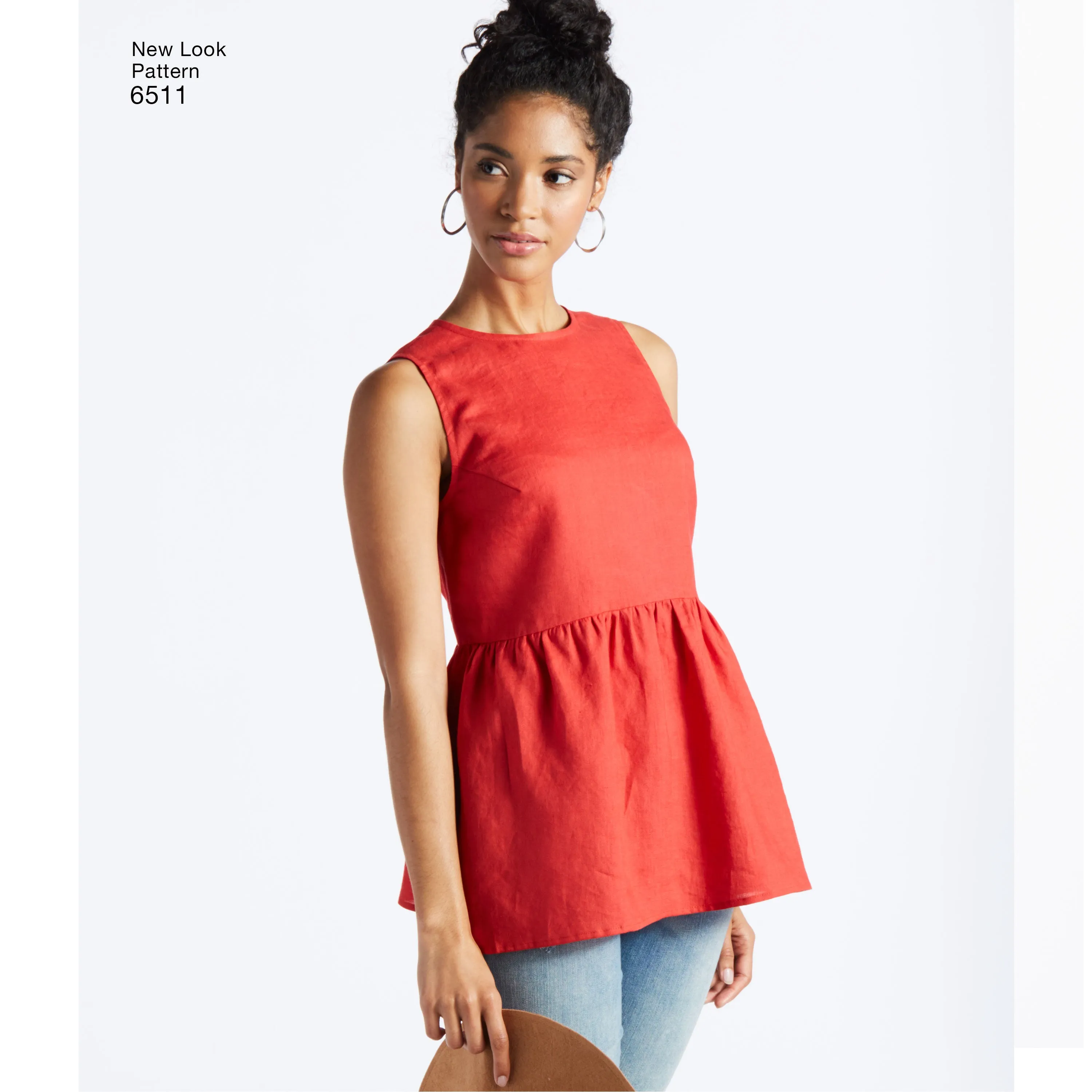 New Look Sewing Pattern 6511 - Women’s Tops With Length and Sleeve Variations