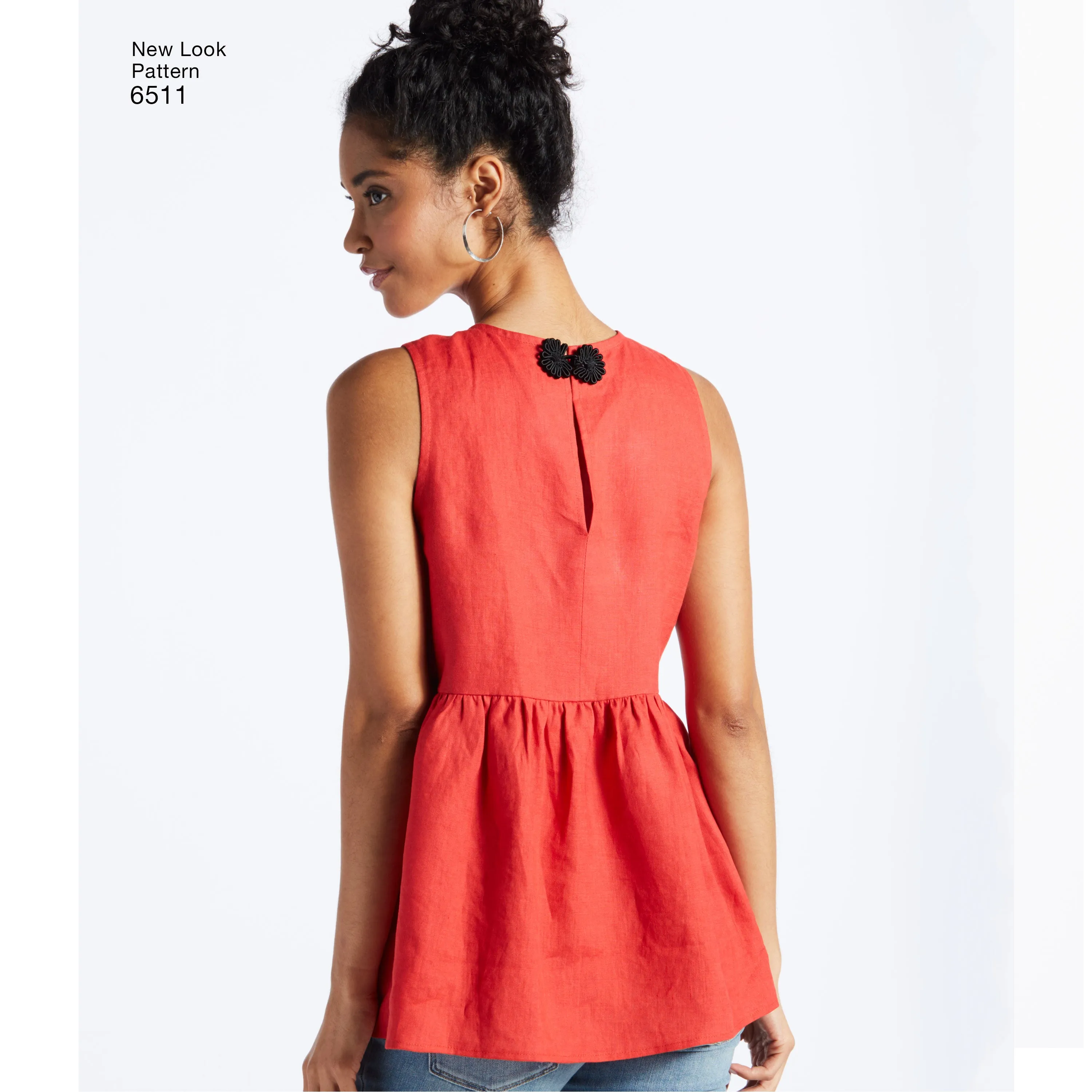 New Look Sewing Pattern 6511 - Women’s Tops With Length and Sleeve Variations