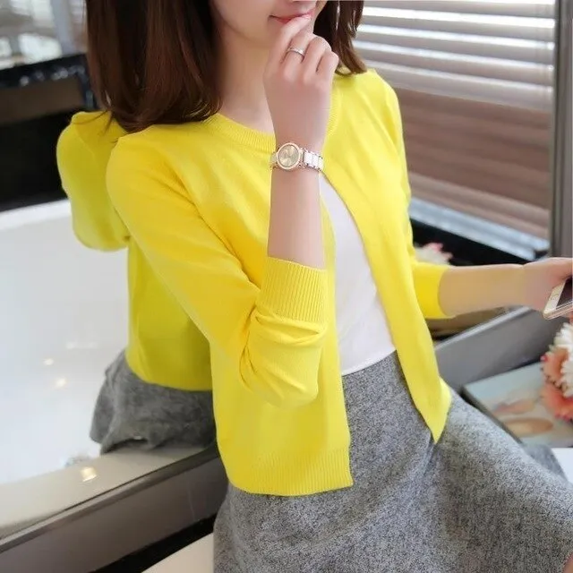 Newest Knitted Cardigan Women 2019