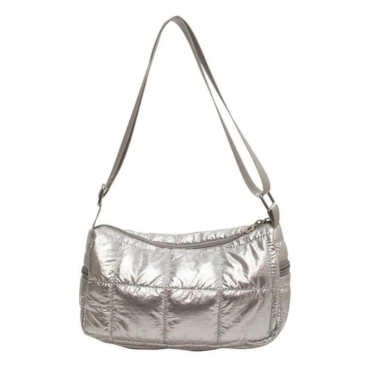 Women Bling Puffer Swing Bag-Showtown