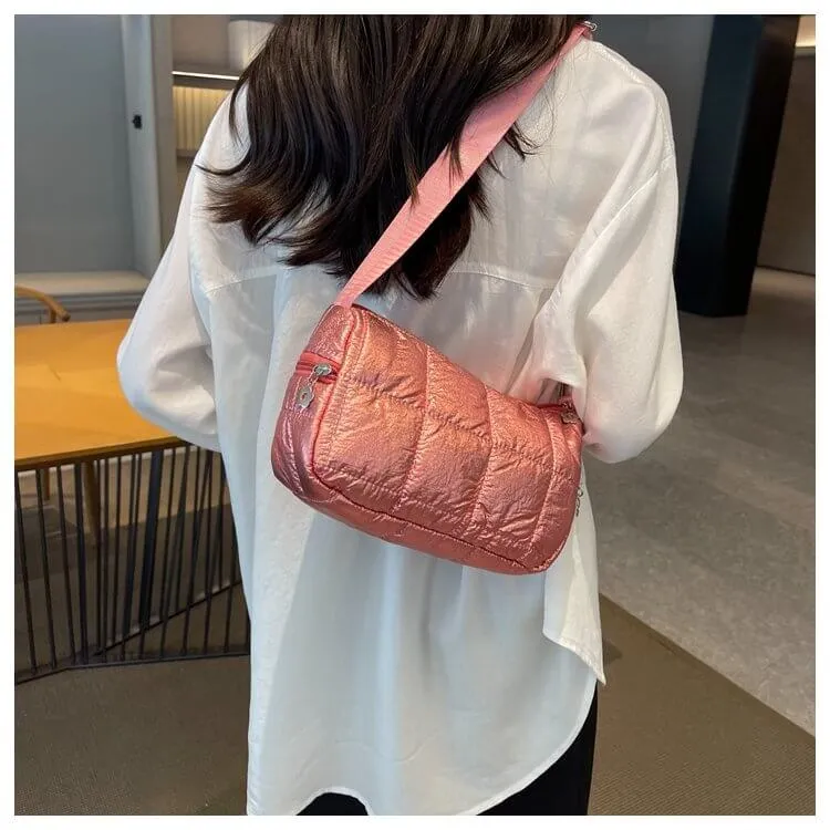 Women Bling Puffer Swing Bag-Showtown
