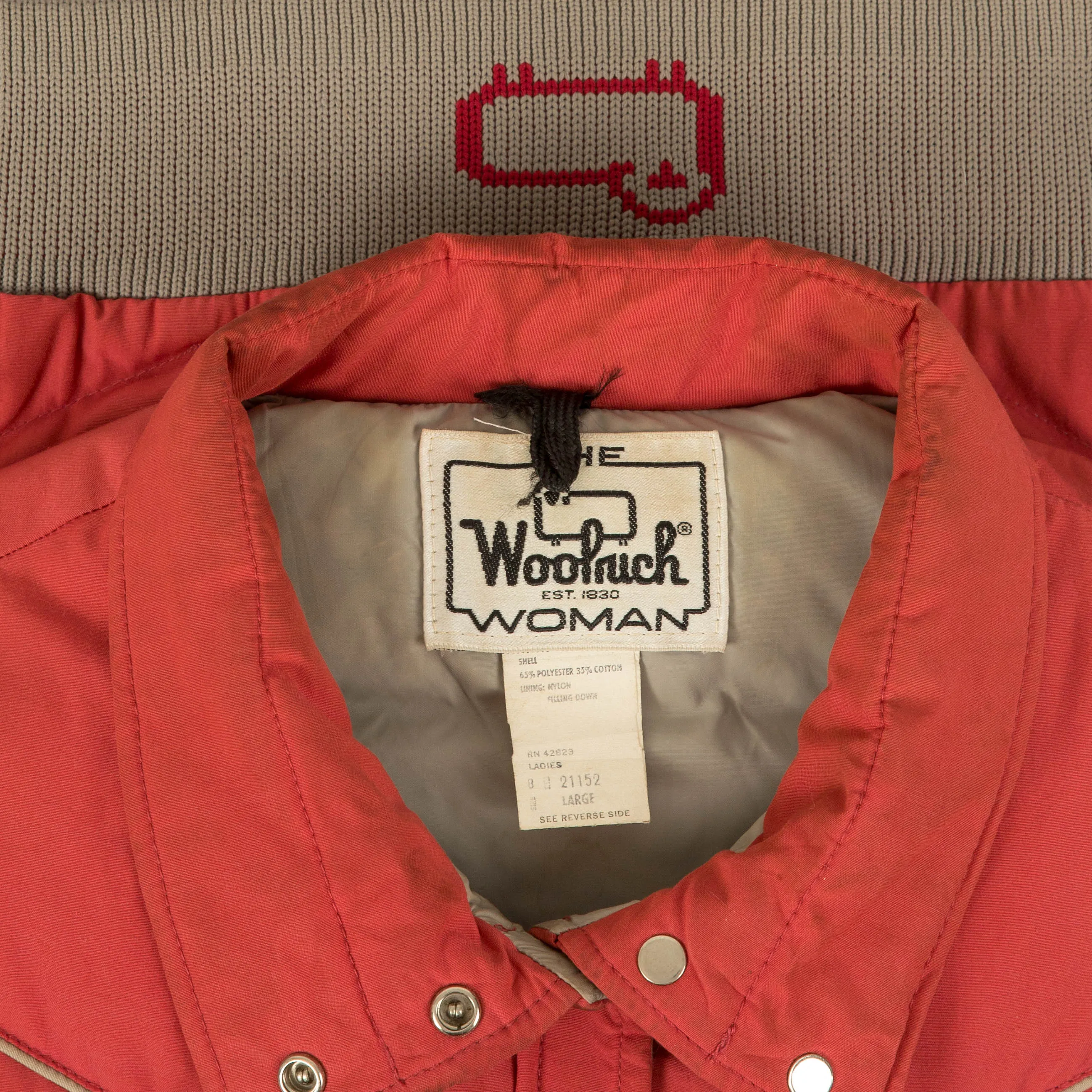 WOMEN'S VINTAGE 1990S WOOLRICH PUFFER GILET JACKET - LARGE