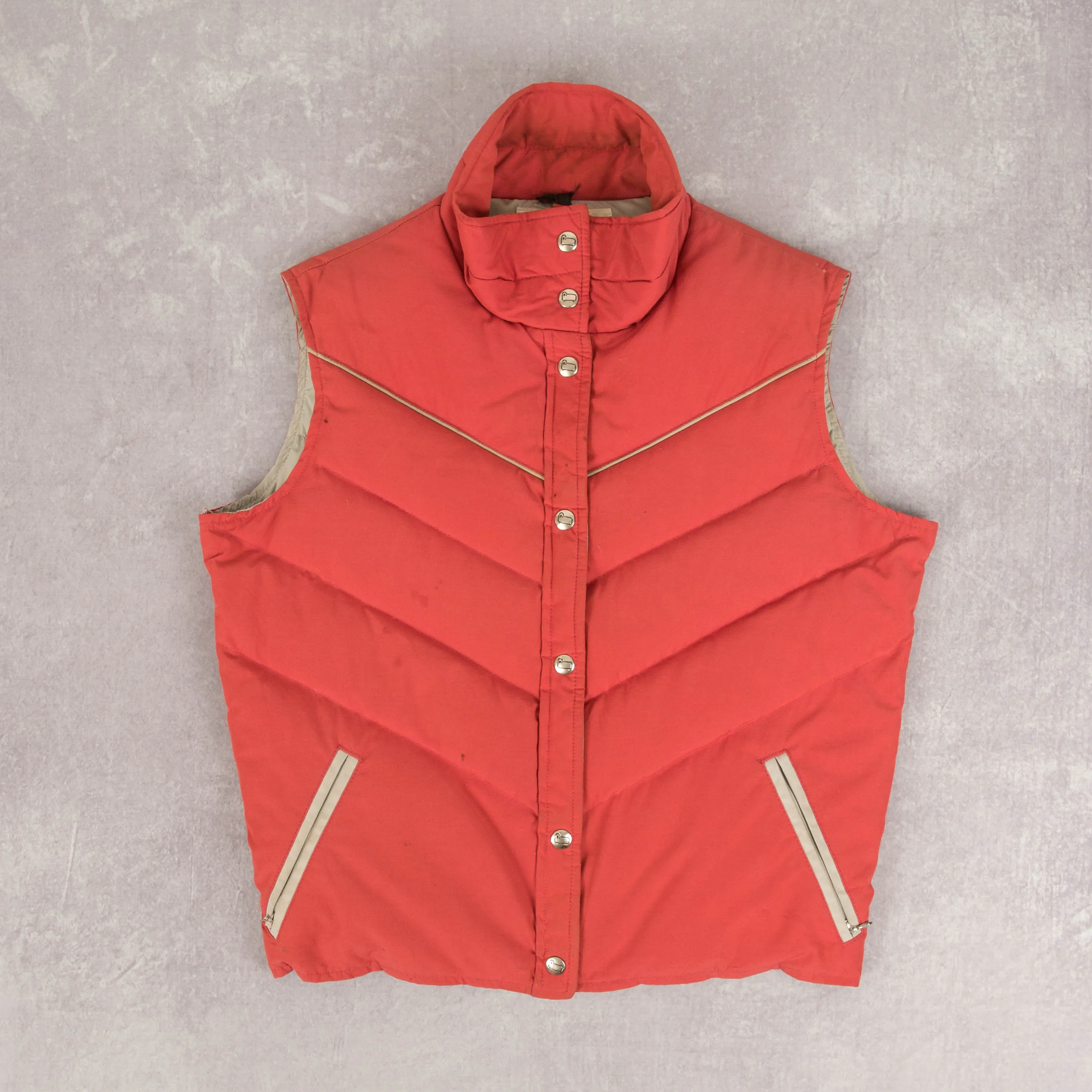 WOMEN'S VINTAGE 1990S WOOLRICH PUFFER GILET JACKET - LARGE